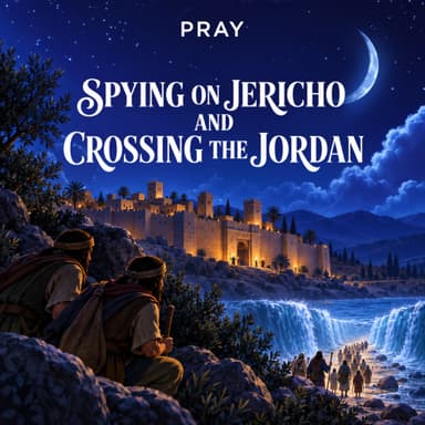 Spying on Jericho and Crossing The Jordan