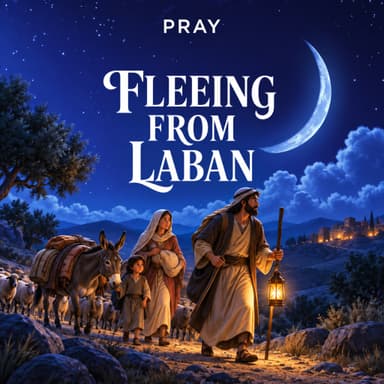 Fleeing from Laban