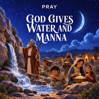 God Gives Water and Manna