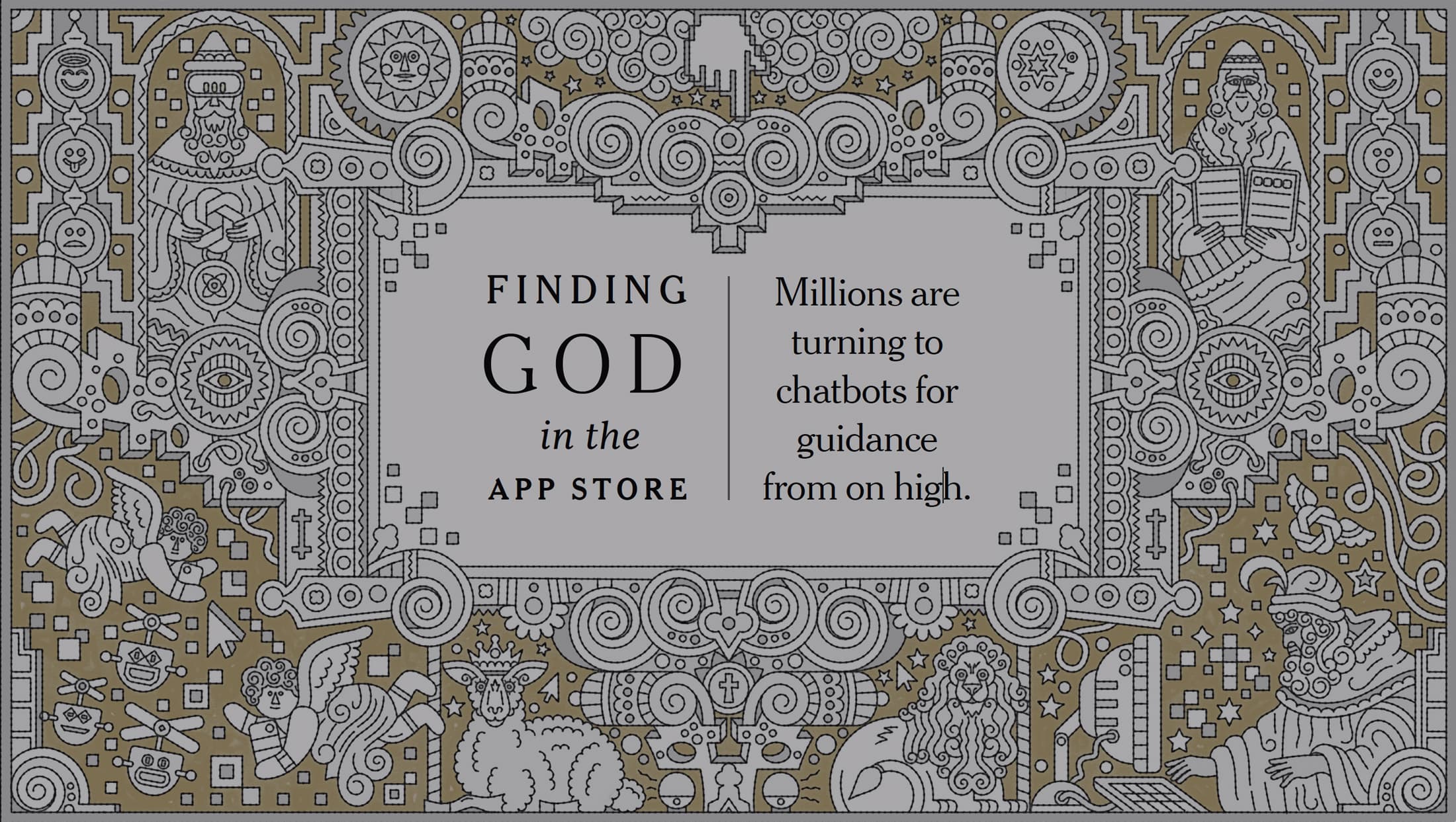 Cover image for New York Times Article: Finding God in the App Store