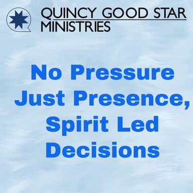 No Pressure Just Presence, Spirit Led Decisions