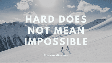 2209 Hard Does Not Mean Impossible