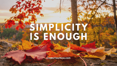 3885 Simplicity Is Enough