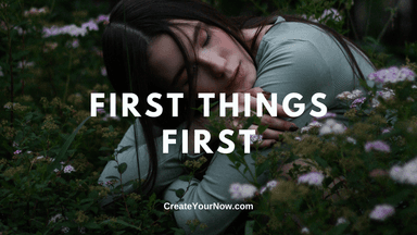 2495 First Things First