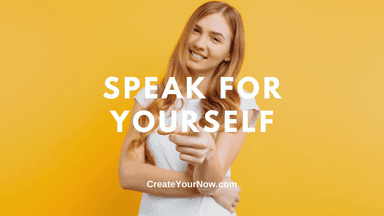 2706 Speak for Yourself