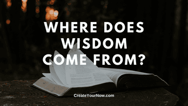 1924 Where Does Wisdom Come From?