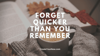 3187 Forget Quicker Than You Remember