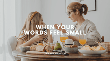 3818 When Your Words Feel Small