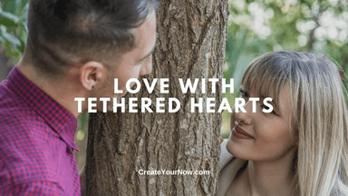 3980 Love with Tethered Hearts