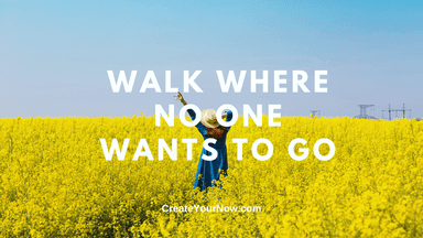 2732 Walk Where No One Wants to Go