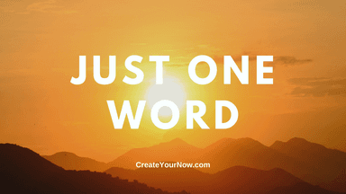 2361 Just One Word