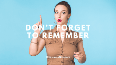 3606 Don't Forget to Remember