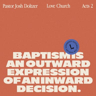 Baptism Sunday | Pastor Josh Dotzler | Acts 2