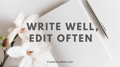 1986 Write Well, Edit Often