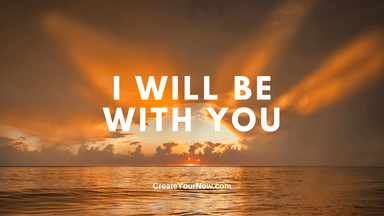 3458 I Will Be With You