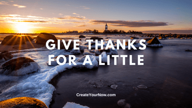 2867 Give Thanks For a Little