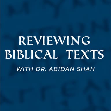Reviewing Biblical Texts