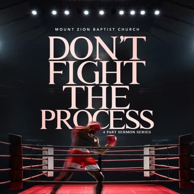 Don't Fight The Process: 4 Part Sunday Series